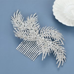 Alloy Hair comb With Rhinestones